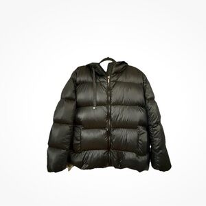 MaxMara NWT  The Cube Spacey quilted Hooded Jacket Sz 14